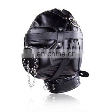 Fetish mask bondage hood mask with mouth gag fetish hood