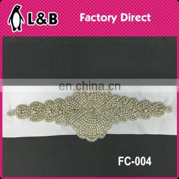 best selling crystal rhinestone belt for wedding dress