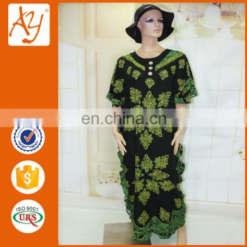 African Muslim women butterfly sleeve kaftans dress