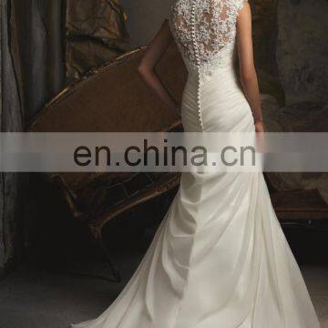 Glorious Exquisite Swirls Bridal Gown Fit and Flare Gown With Sashing 2016 photo-2