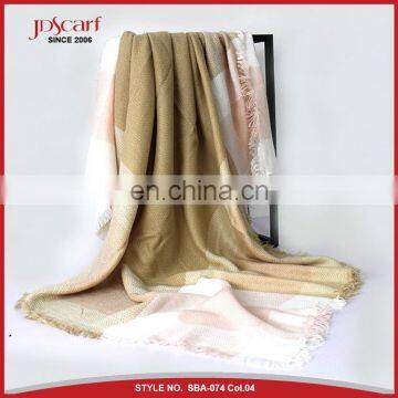 Cashmere feel 100% acrylic fashion italian pashmina warm Winter scarf