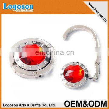 Red round metal fashion bag decorative accessories