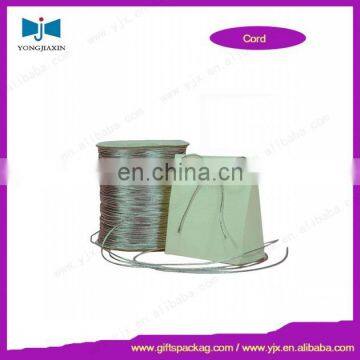 Non-elastic metallic rope used in packaging,metallic string for gifts box decoration