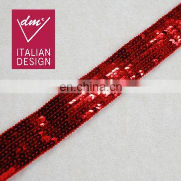 Factory sale blingbling sequns lace trim