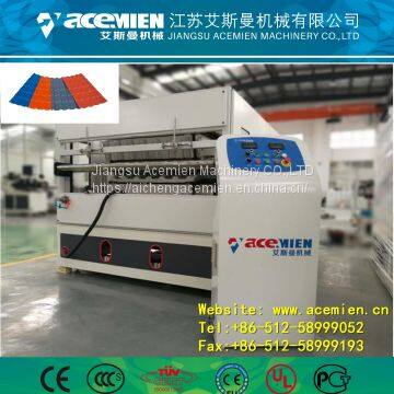 Plastic roof sheet production line