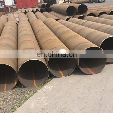 Hard-plate chromium carbide overlay spiral welded steel pipe for wear resistant