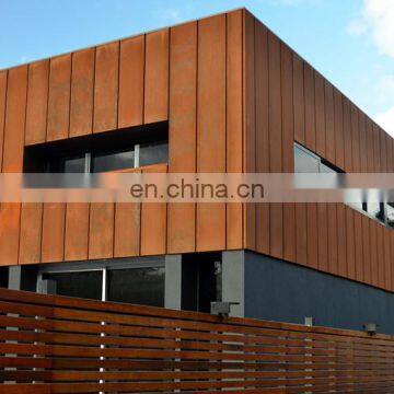 ASTM A242 Exterior Corten Curtain wall