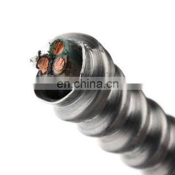 Solid Copper PVC/Nylon Aluminum Tape Armored MC Cable