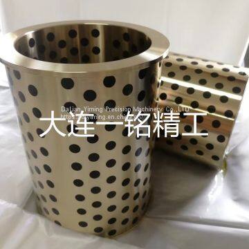 JDB650 Copper-based Solid Mosaic Self-lubricating Bearing JDB-650 Oil-free Graphite Copper Sleeve photo-3