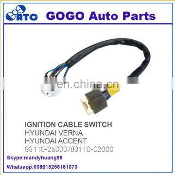 93110-25000 9311002000 ignition starter switch for hyundai