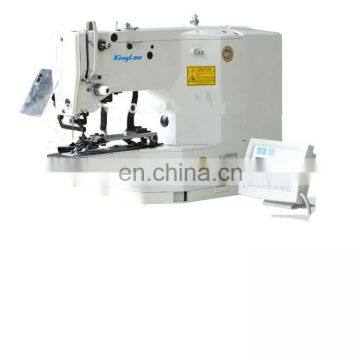 High-speed direct drive electronic button attaching sewing machine