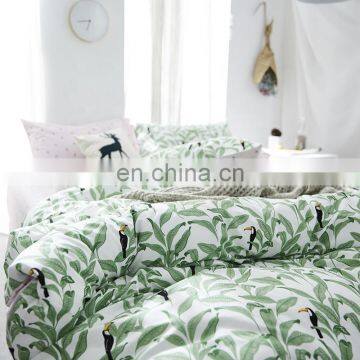 Whole Sale 100% Cotton Bedding Sets Duvet Cover Bed Linen Sheets With Green Tree Delicate Pattern High Quality for Living Room photo-5