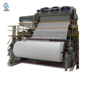 Waste Pulp Paper Recycle Machine Toilet Tissue Paper Making Machine Tissue Paper Machine Automatic photo-2