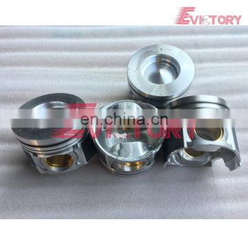 J05E piston with piston ring set for excavator hino