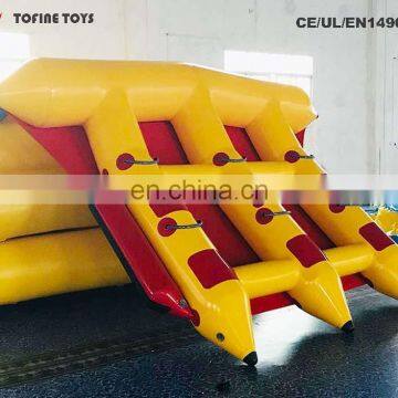 commercial sea water games inflatable water towable toys for adults