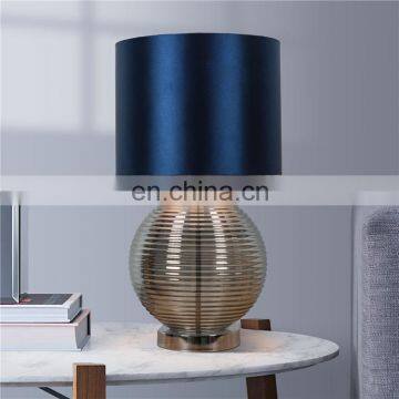 New Arrival Living Room Lighting Glass Base Bedside Study Table Lamp for Home Decor photo-2