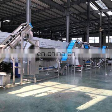 Industrial Automatic French Fries Sweet Potato Chips Peeler Slicer Washing Frying Making Machine Price photo-3