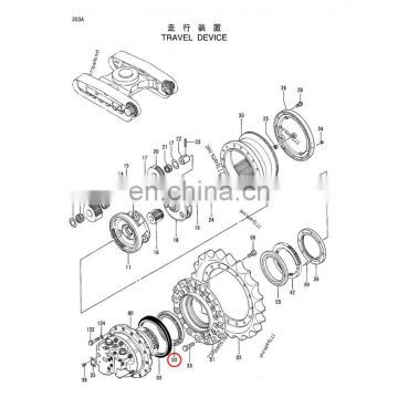 FOMI High-efficiency 4321887 EX120-5 EX100-3 Travel Device Tapered Roller Bearing