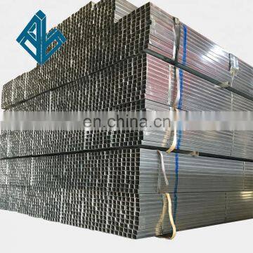 Hot sale 2 inch gi Rectangular Steel Pipe hollow section pipe Z40 zinc square pipe price