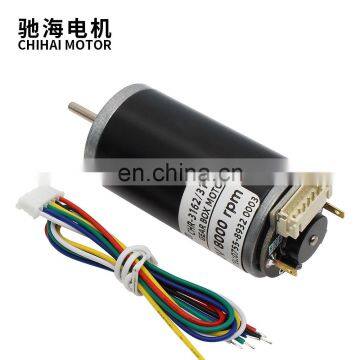 Chihai Motor CHR-3162 ABHL DC Hall Encoder Motor High Torque High Power Tool Type Carbon Brush Tubular Motor for Smart Car photo-3