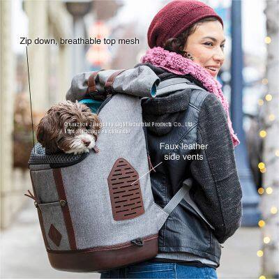Waterproof Bottom Traveling Hiking Camping Use Airline Pet Cat Carrier Backpack photo-5
