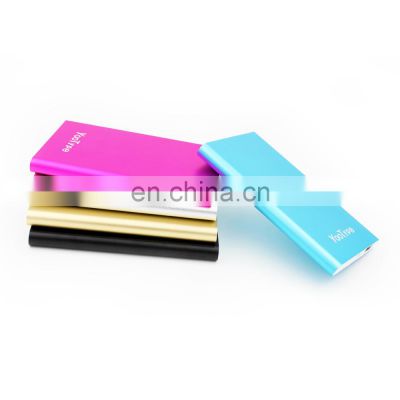 2020 best quality metal 4000mah power bank aluminum super thin power charger oem logo print