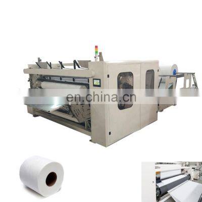 Full automatic wall structure 2800mm toilet paper rewinding machine