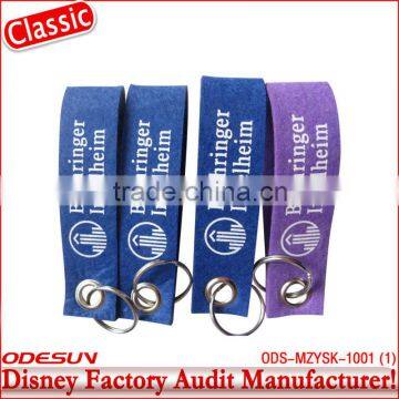 Disney factory audit manufacturer's felt keychain 143341