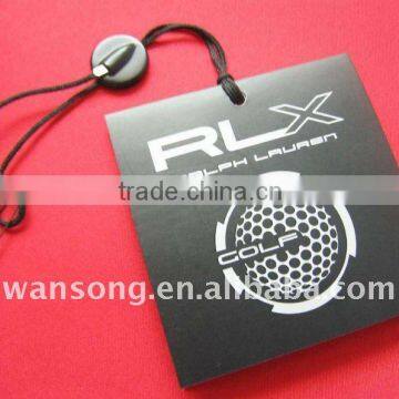 Custom paper hang tags , hang tag for clothing , bag tags