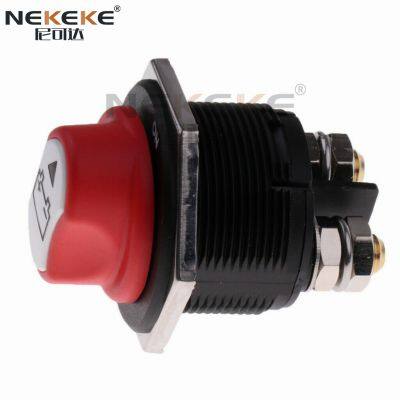 NEKEKE Car Marine Boat 200A Battery Selector Isolator Disconnect Cut On-Off Kill Switch photo-2