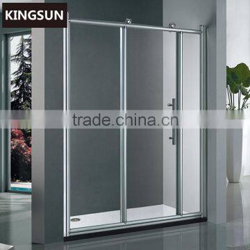 China Factory 3 Panel Sliding Glass Shower Door Shower Enclosure K-15