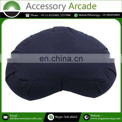 Pure 100% Cotton Yoga Crescent Cushion Half Moon Cushion Manufacturer And Supplier From India photo-5