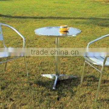 Outdoor or garden or coffee shop luminum frame furniture set (DW-A10+DW-012)