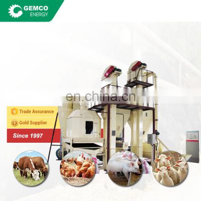 roller pellet machine of animal feed fodder mill machine to make animal food