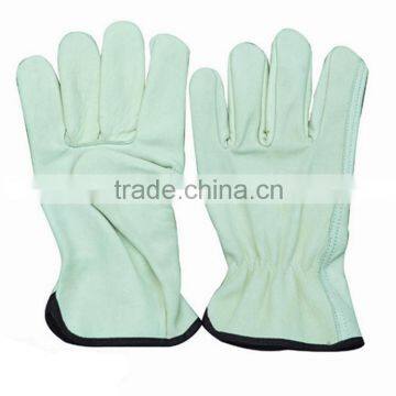 custom cow grain Leather drivers driving gloves