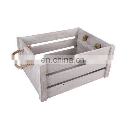 Cheap Wooden Rustic Packed Wine Box / Wood Crate Box / Wooden Crates Wholesale