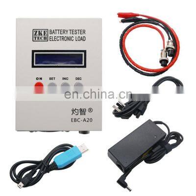 EBC-A20 5A Charge 20A Discharge Multifunction Current Battery Capacity Tester