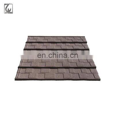 Hot Sale Shingle Metal Roof Aluzinc Color Stone Coated Roof Tile