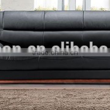 Oupusen 1 1 3 black home wooden sofa set