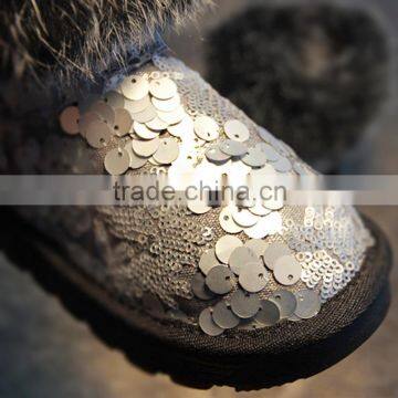 C22528B Fashion Sale Children Winter Warm Boots Sequin Boots photo-2
