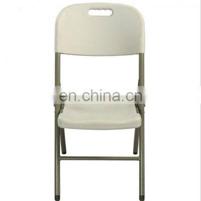Simple Portable Dining Table and Chair Portable Backrest Outdoor Leisure Conference Plastic Folding Chairs photo-2