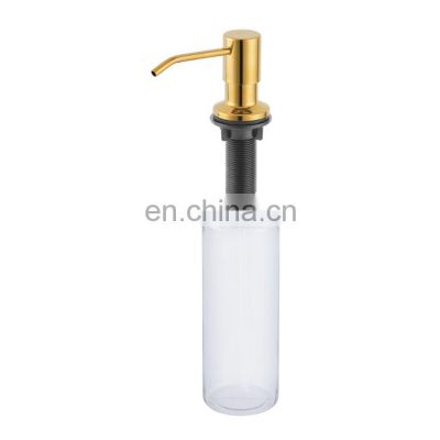 Fast Shipping  clear glass soap with pump 500ml hand sanitaizer dispenser acrylic