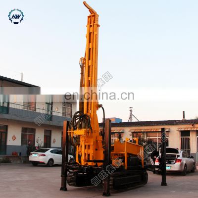 Crawler 500M depth capacity DTH drilling rig