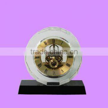 Round crystal mechanical clock K9 crystal favors clock