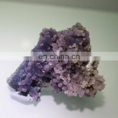 Novelty Gifts Crystals Healing Stones Amethyst Semi-Precious Stone Grape Agate Botryoidal Purple Chalcedony Crystal Crafts photo-5
