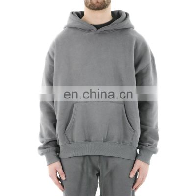 Wholesale plain organic cotton hoodie dye heavy weight reflective washed rhinestone sweater blank high Quality