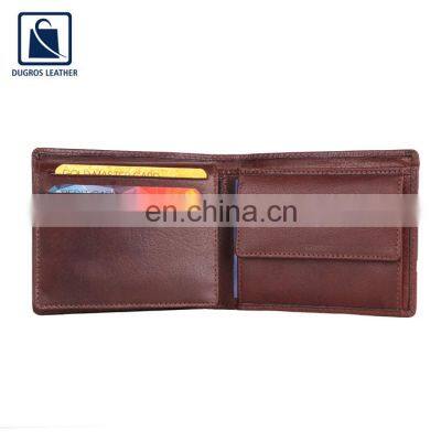 Cotton Lining Material Fashion Style Elegant Design Genuine Leather Wallet for Men photo-3