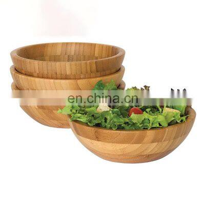 friendly spun candy bamboo wooden serving lunch plates and bowls  fiber mixing fiber antique natural large shallow bowl set