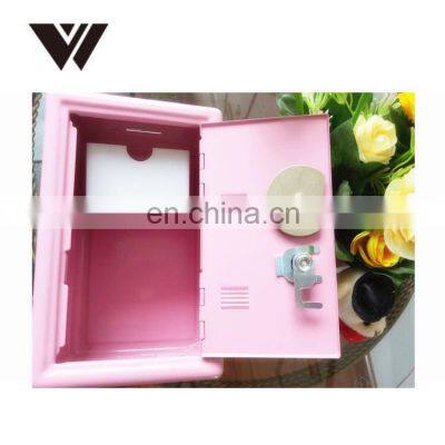 WELDON Custom Resin Kids Gifts Money Boxes Cute Girl Saving Coin Bank photo-2