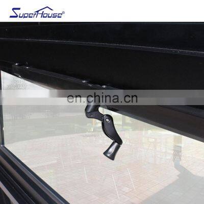 Superhouse Crank Chain Winder Aluminum Glass Awning Window With Fireproof Screen photo-3